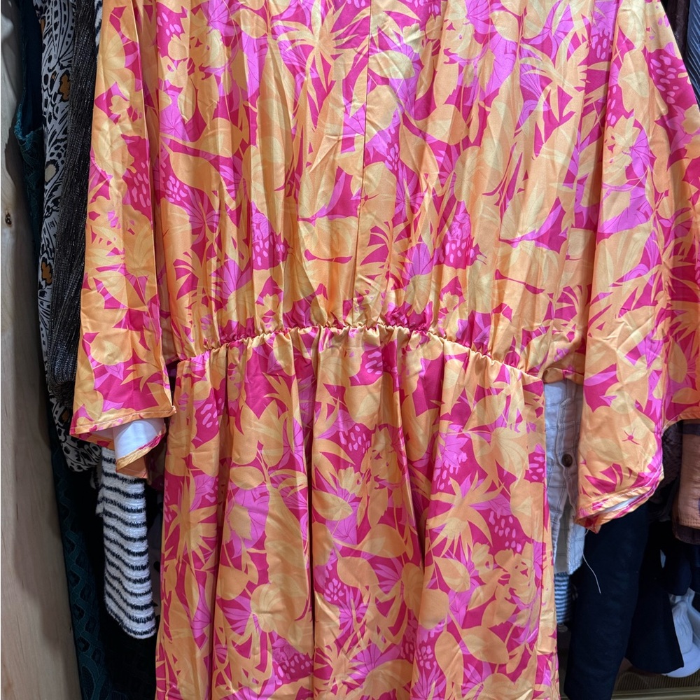 Boho Floral Ruffle Mini Dress - Picture 5 of 8
